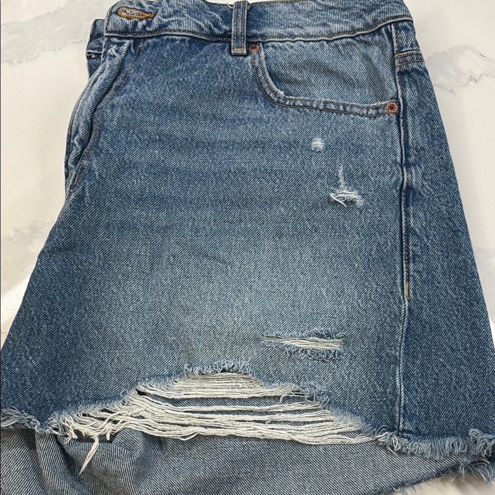 Dynamite Blue Jean Shorts
